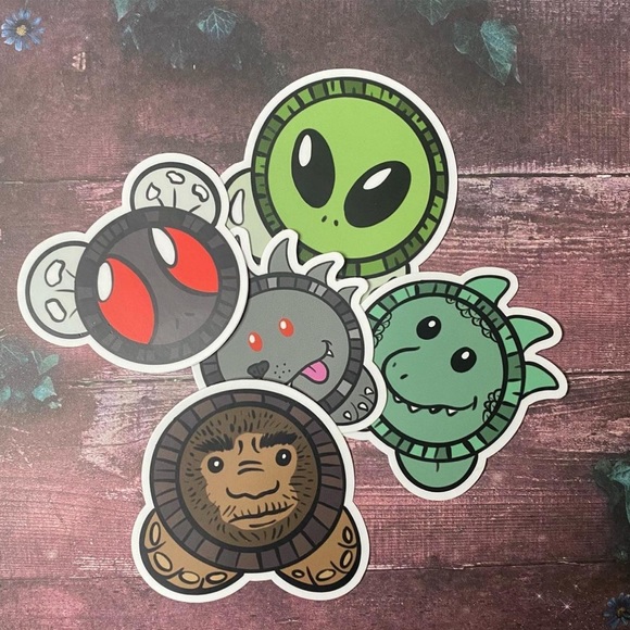 Chupacabra Cryptid Pal sticker (own design) - Picture 2 of 2